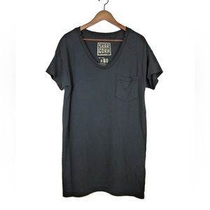 Skargorn #60 Tee Dress, Black Wash